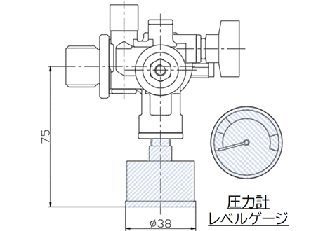 Pressure gauge A