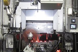 Precision forging with crank press and hammer