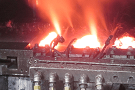 Precision forging with crank press and hammer