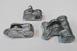 High-strength die casting that are less internally defective due to pressure reduction and local pressures