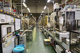 Capable of mass production using specialized processing machines to small-lot production using general-purpose equipment